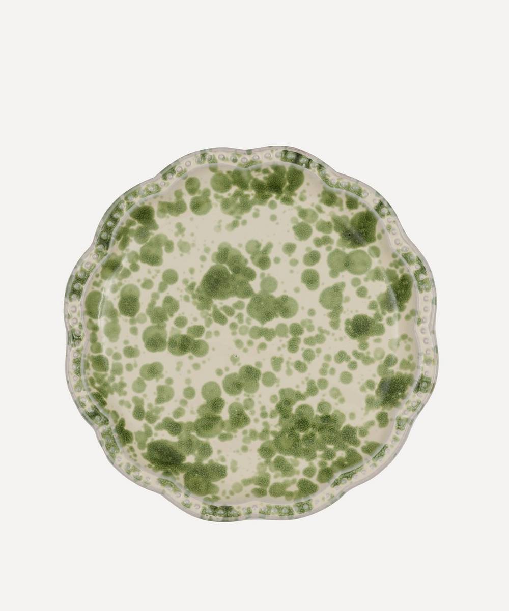 Cabana - Green Speckled Dinner Plate