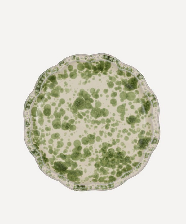 Cabana - Green Speckled Dinner Plate image number null