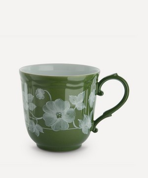 Cabana - Ginori Floral Mug Green image number 0