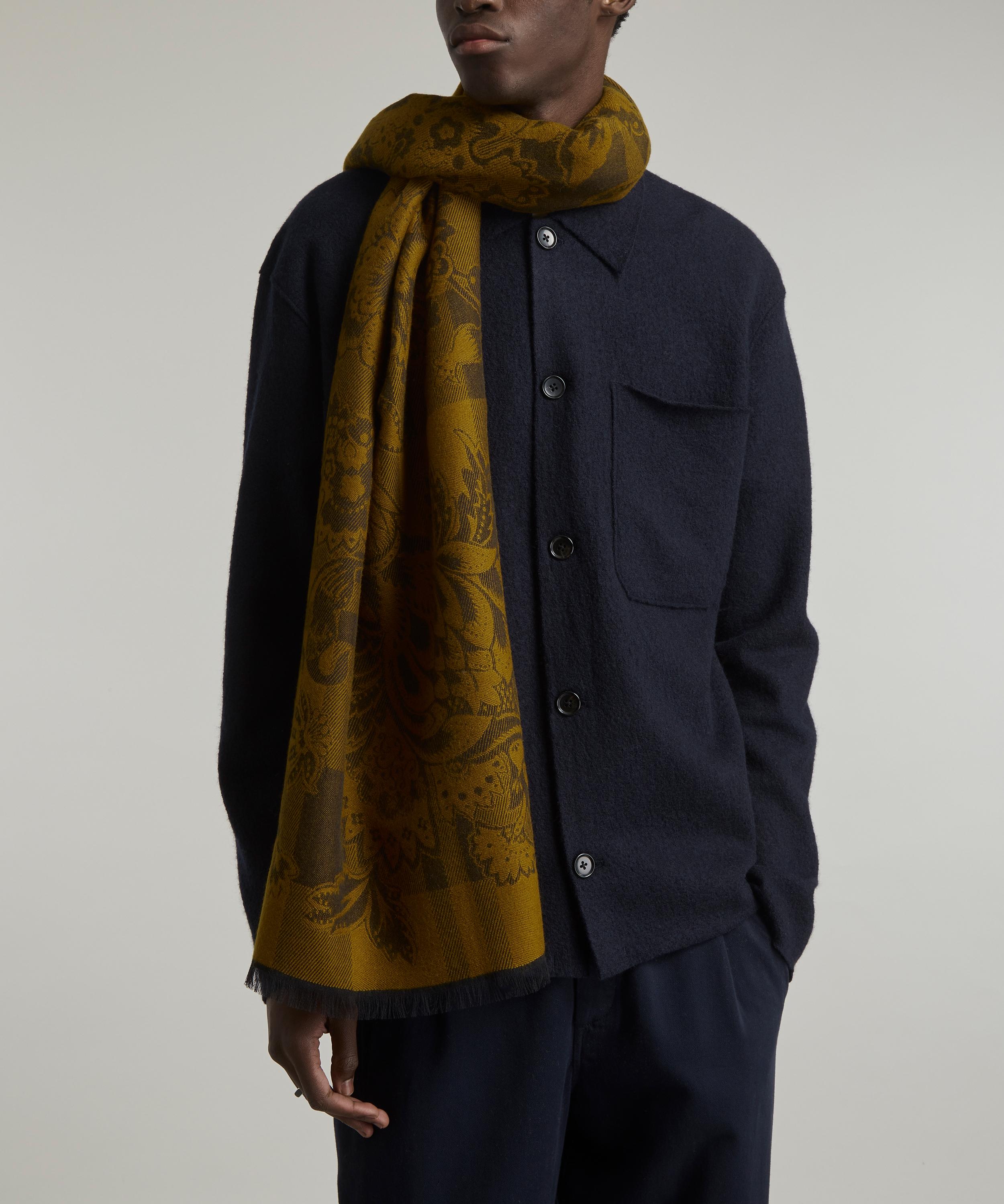 Liberty - Madeleine Check Wool-Blend Jacquard Scarf image number 1