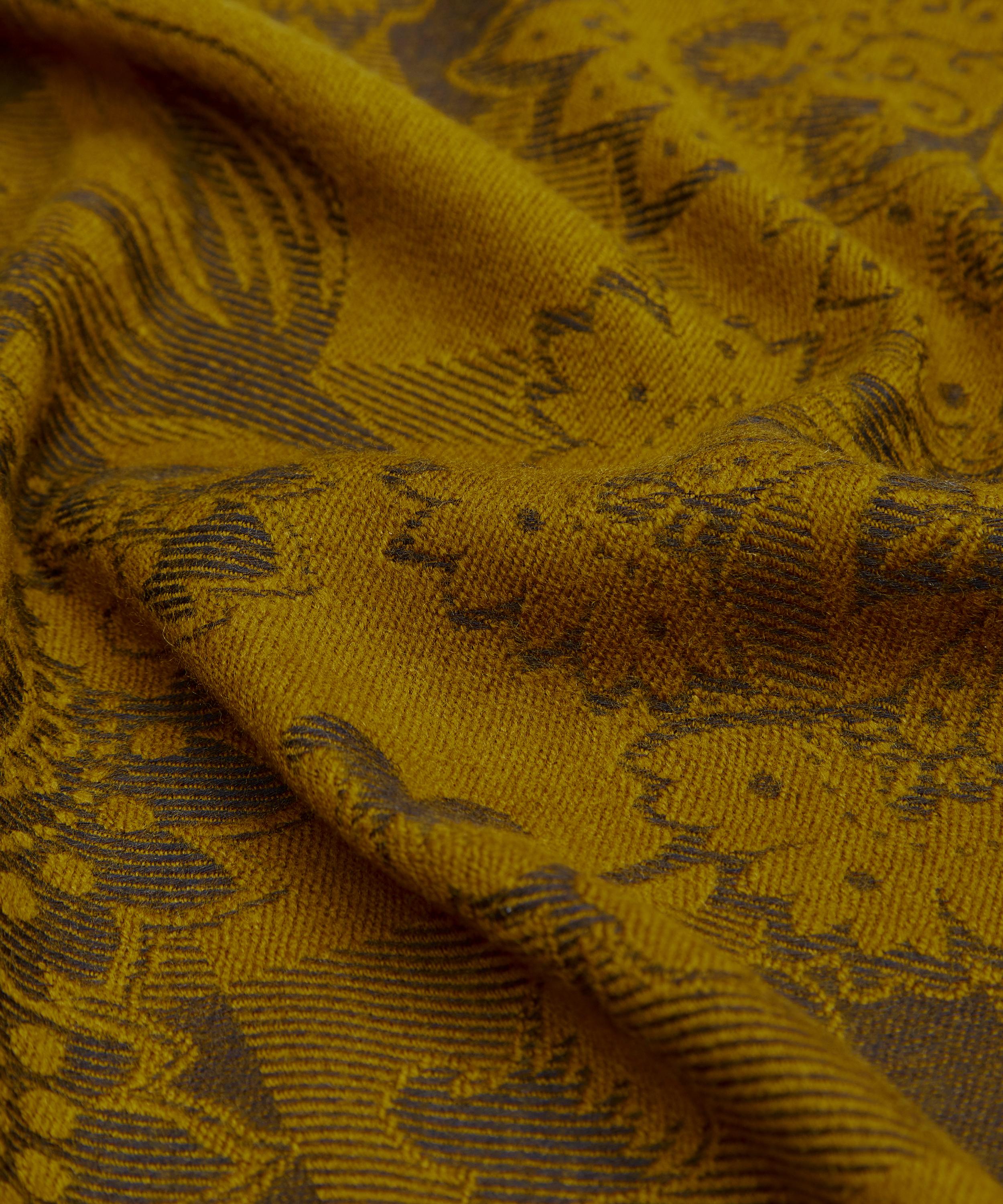 Liberty - Madeleine Check Wool-Blend Jacquard Scarf image number 4