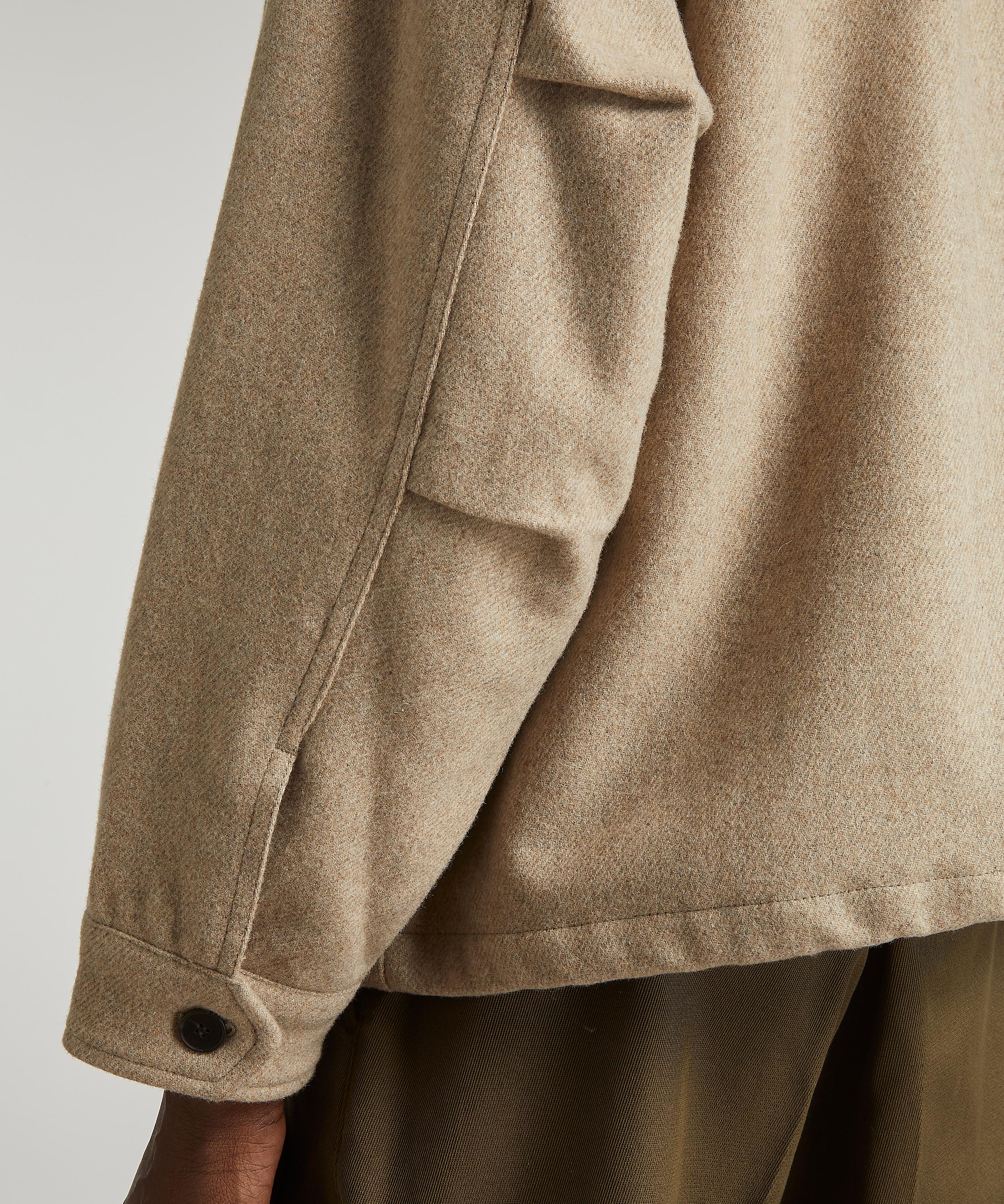 ユリウス JULIUS Acetate Vintage Satin Printed Blouson