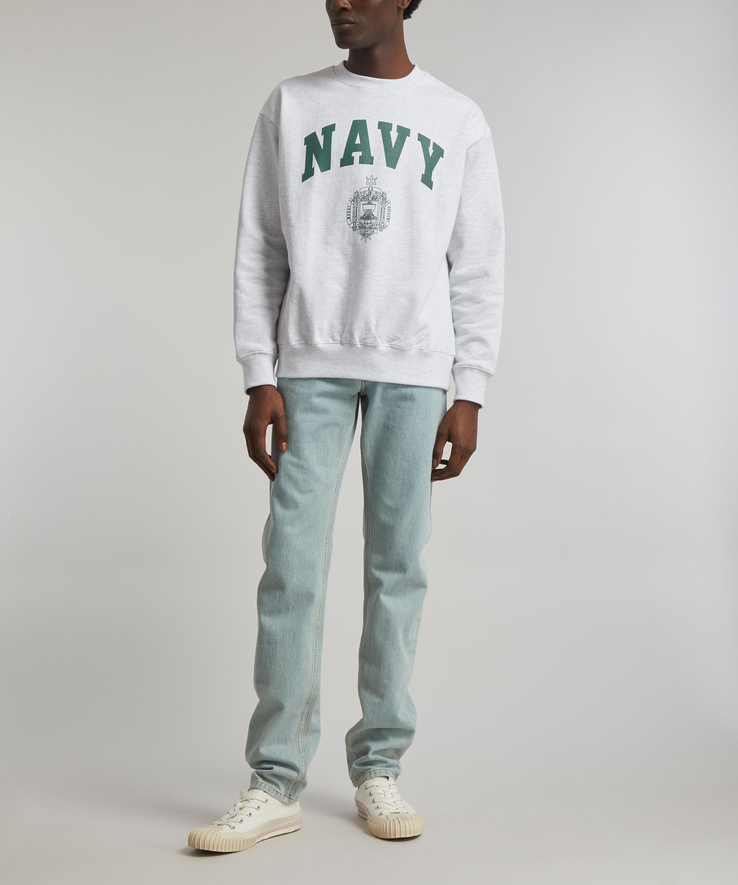 Us navy hotsell sweatshirt mens