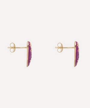 Anna + Nina - x Liberty Gold-Plated Bouquet Love Stud Earrings image number 2