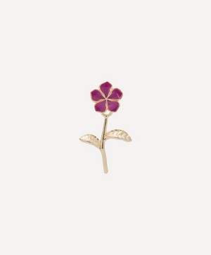 Anna + Nina - x Liberty Gold-Plated Single Bouquet Flower Stud Earring image number 0