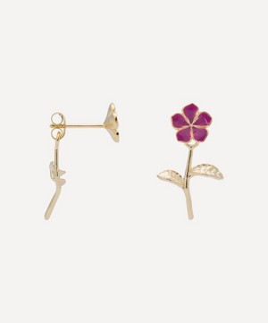 Anna + Nina - x Liberty Gold-Plated Single Bouquet Flower Stud Earring image number 3