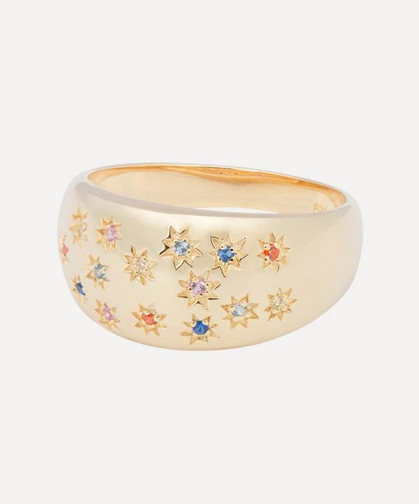 Anna + Nina - x Liberty Gold-Plated Mystic Dreamer Ring image number null