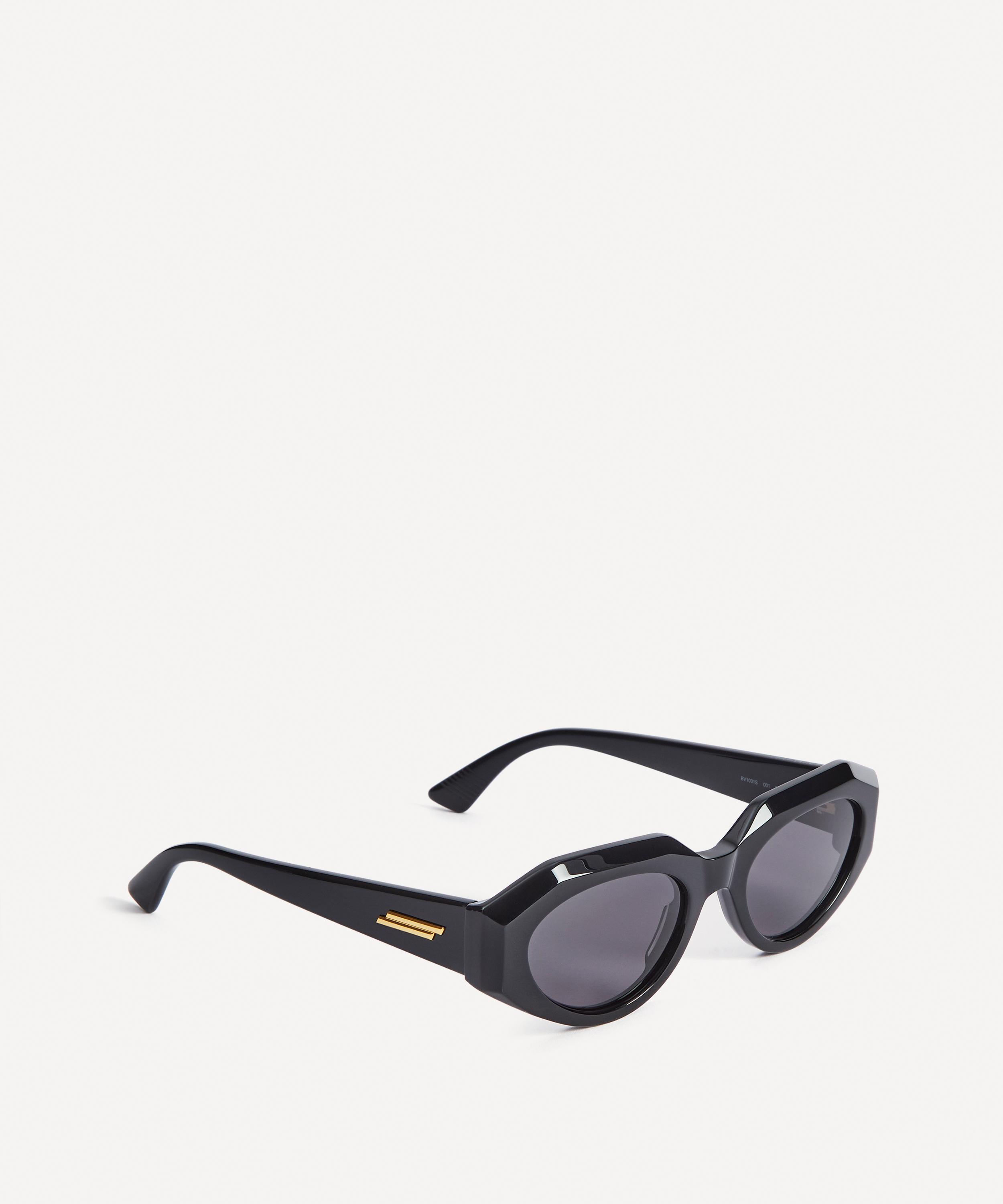 Bottega Veneta - Oval Acetate Sunglasses image number 2
