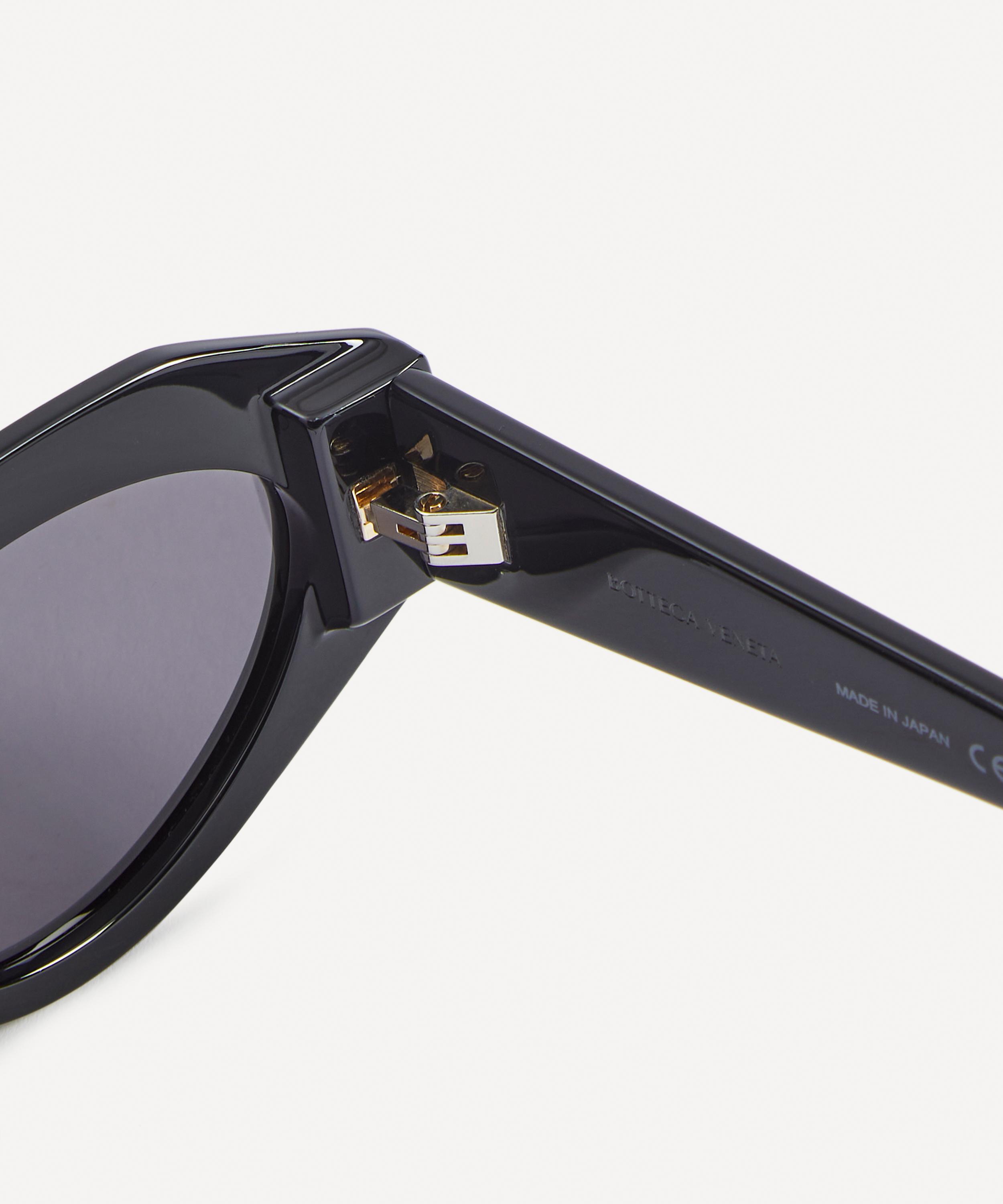 Bottega Veneta - Oval Acetate Sunglasses image number 3