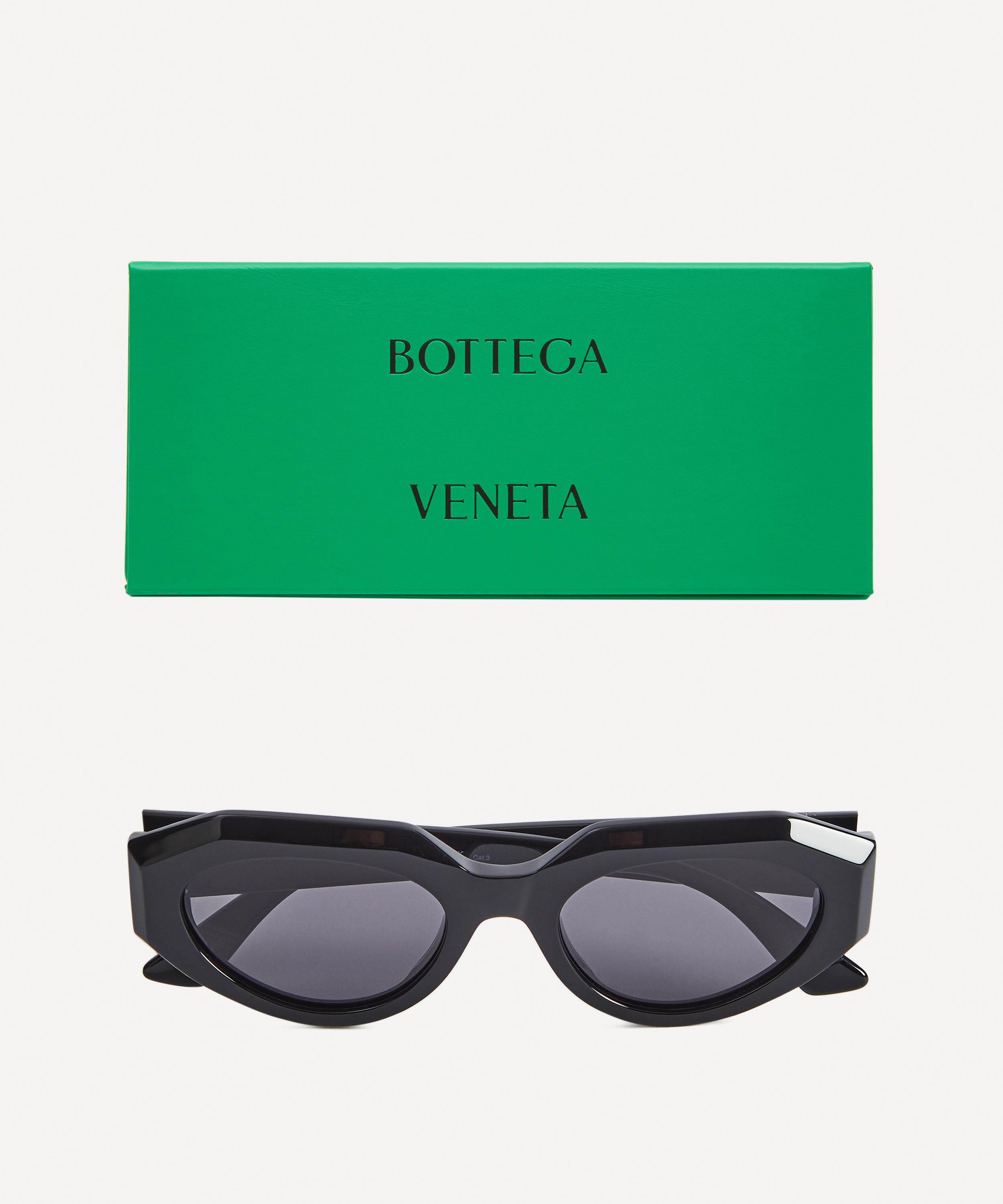 Bottega Veneta Oval Acetate Sunglasses | Liberty