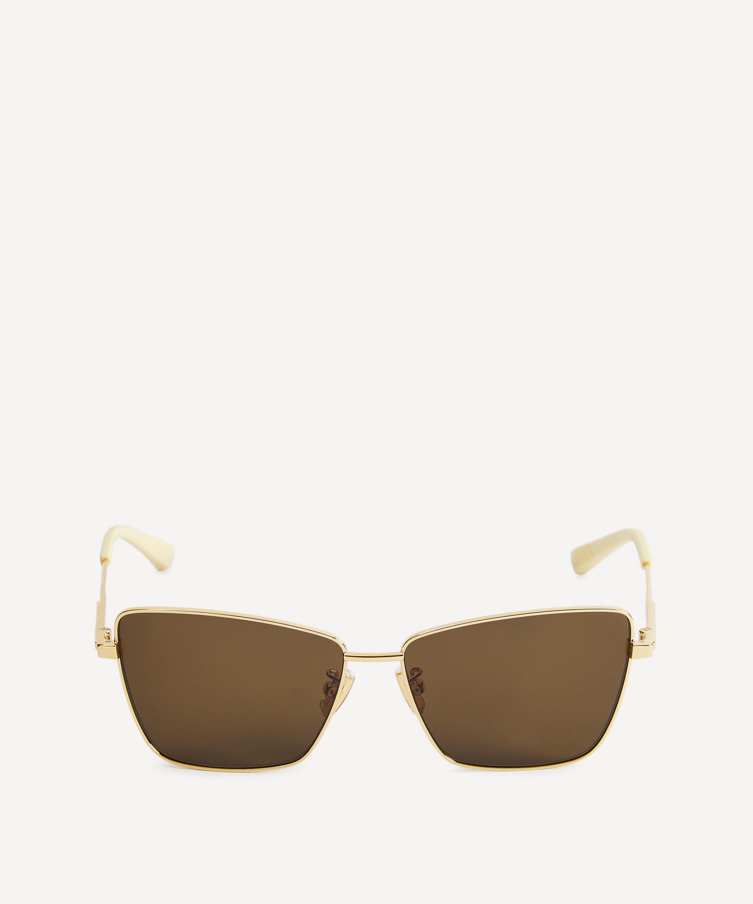 Bottega Veneta - Rectangular Acetate Sunglasses image number 0