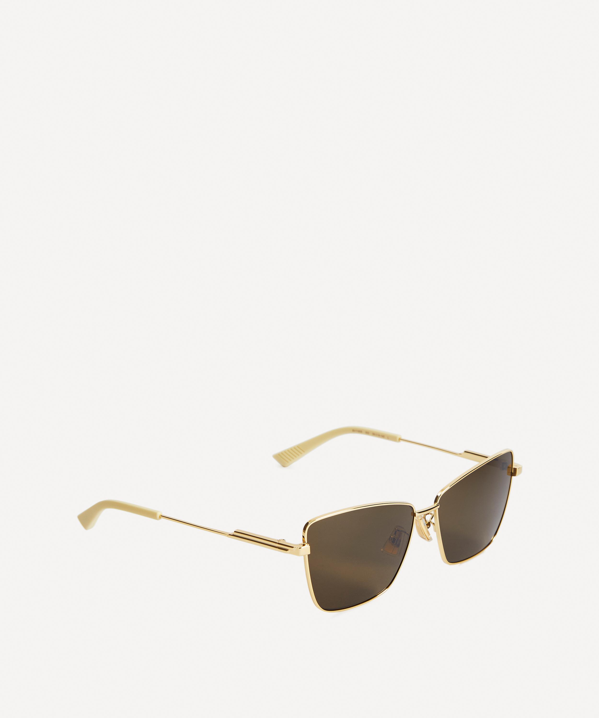 Bottega Veneta - Rectangular Acetate Sunglasses image number 2