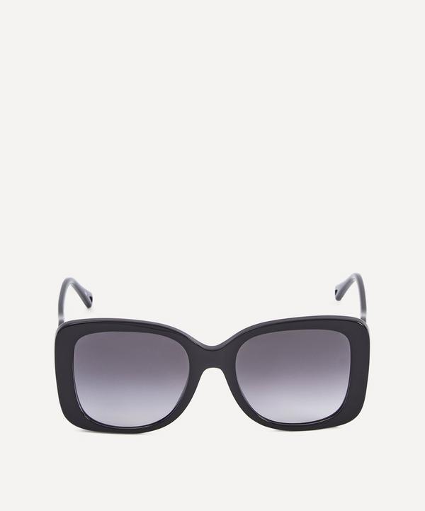 Chloé - Oversized Butterfly Acetate Sunglasses image number null