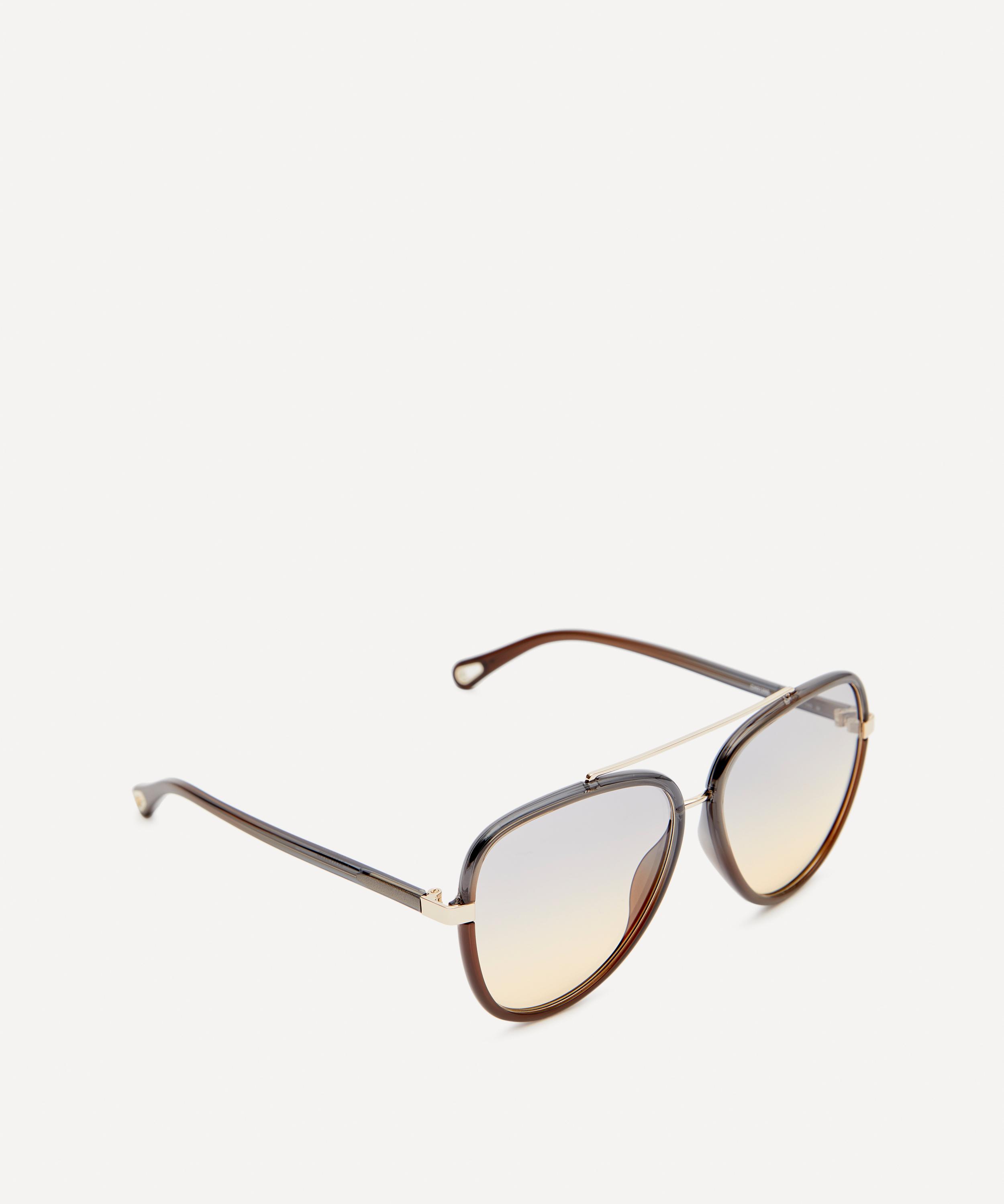 Chloé - Aviator Acetate Sunglasses image number 2