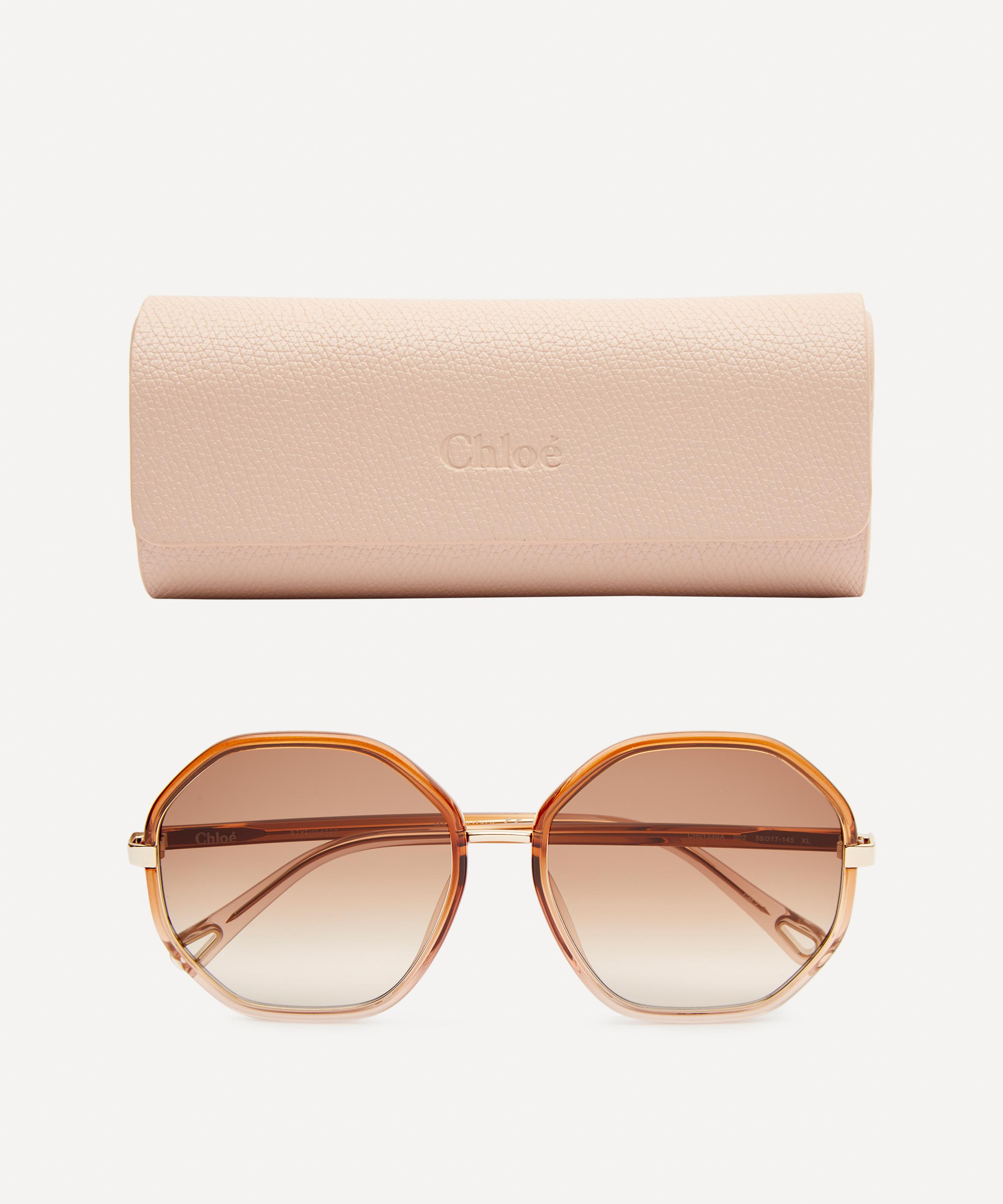 Chloé - Demi-Round Acetate Sunglasses image number 4