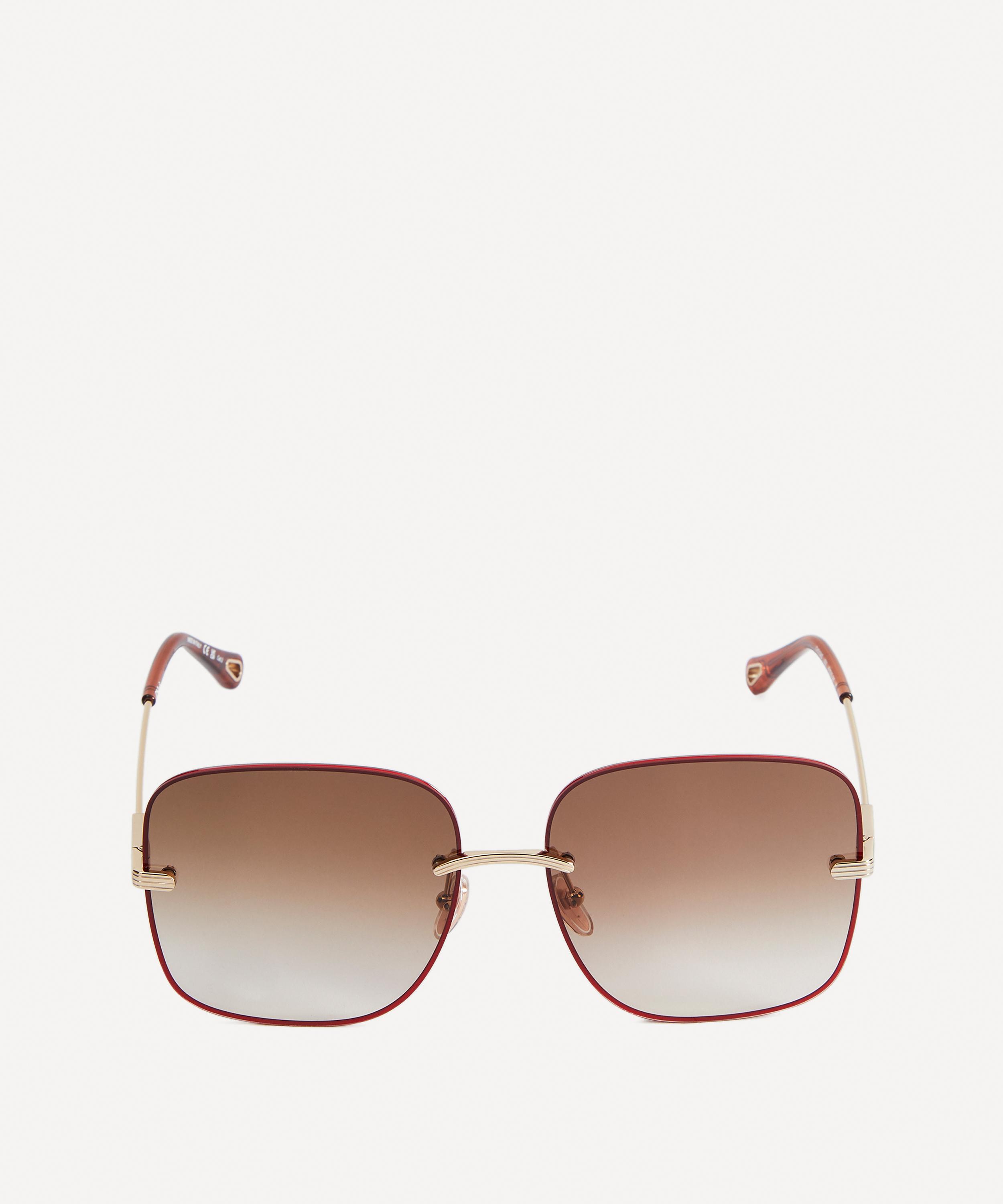 Chloé - Square Metal Sunglasses image number 0