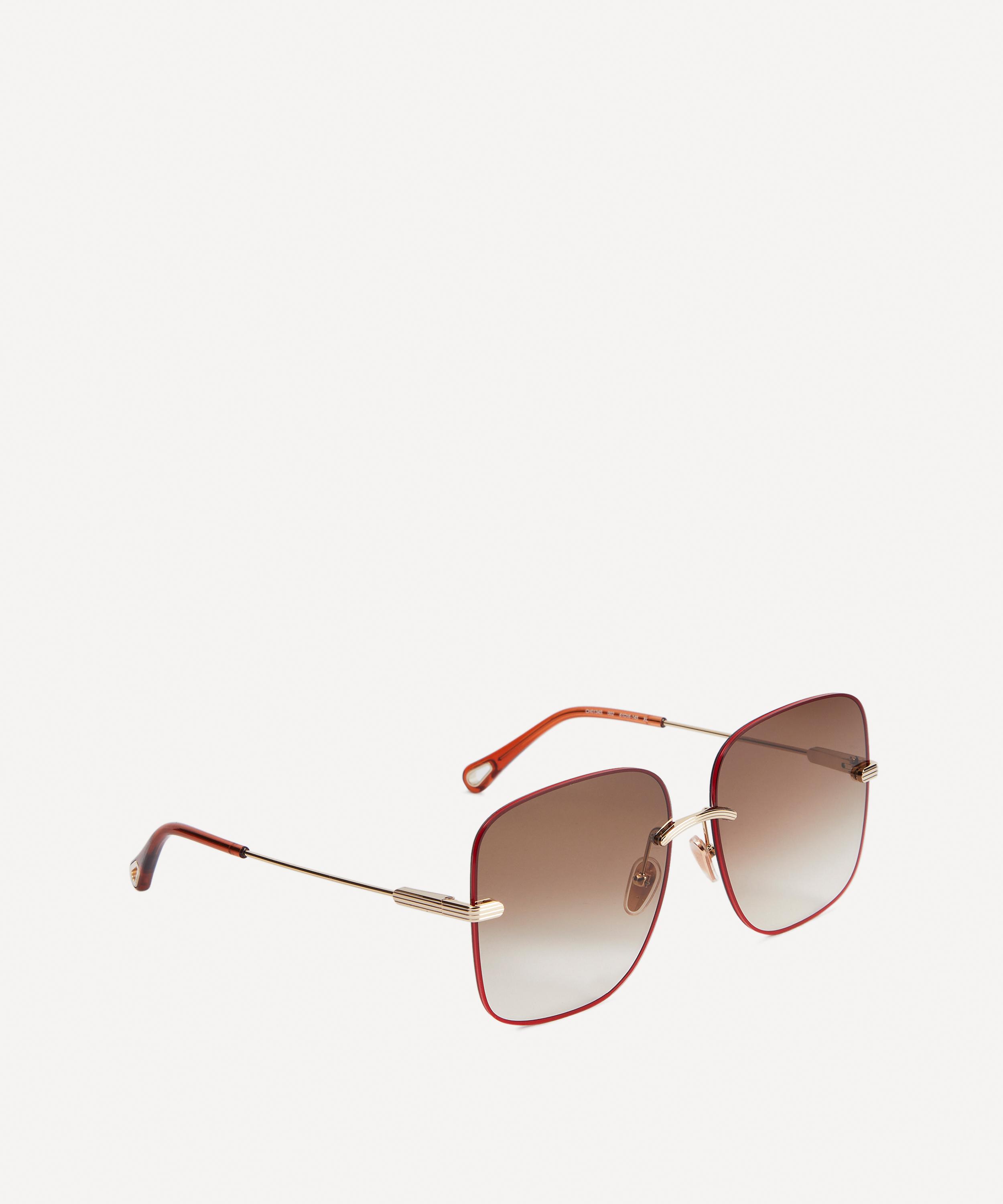 Chloé - Square Metal Sunglasses image number 2