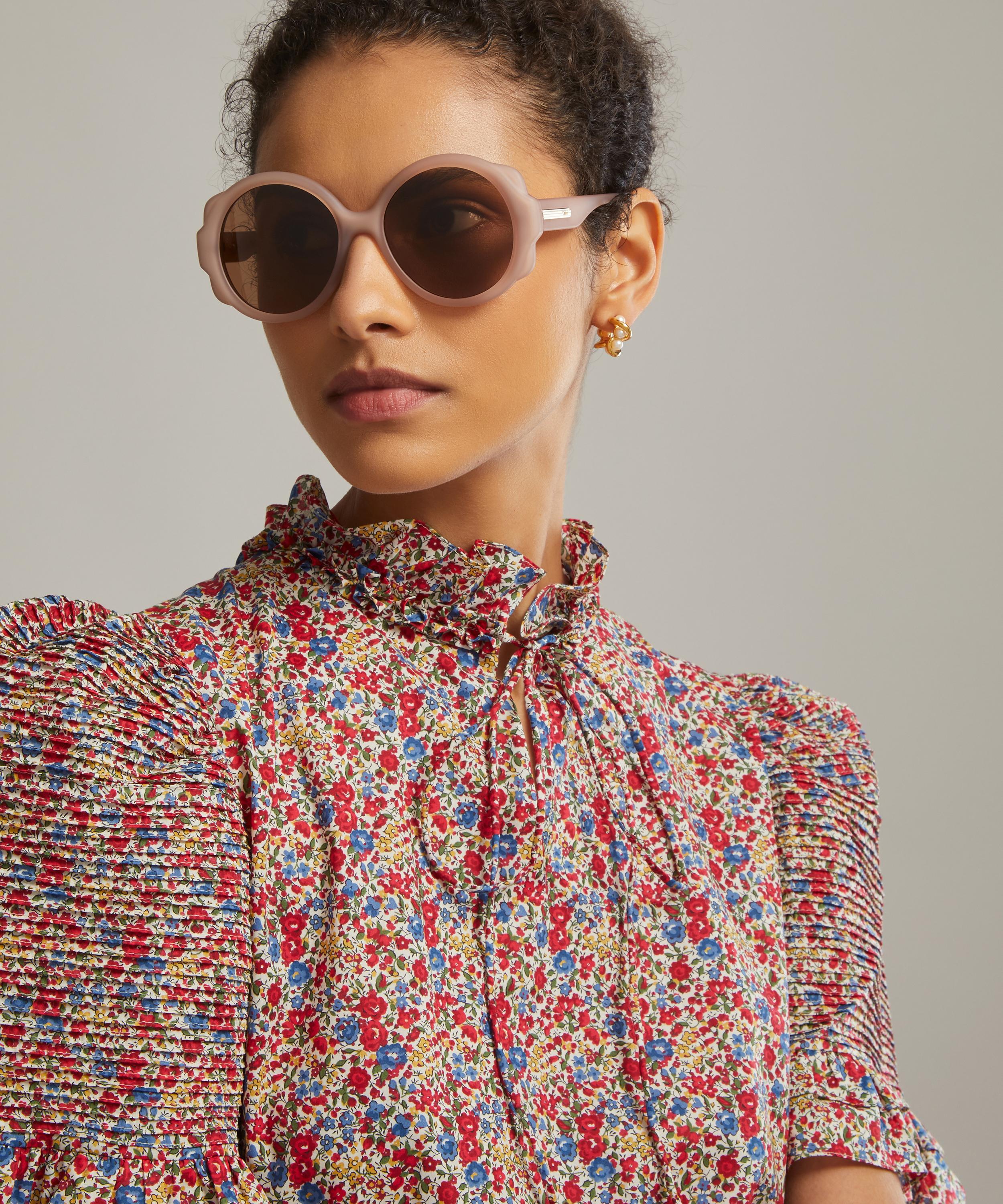 Chloe Round Acetate Sunglasses Liberty