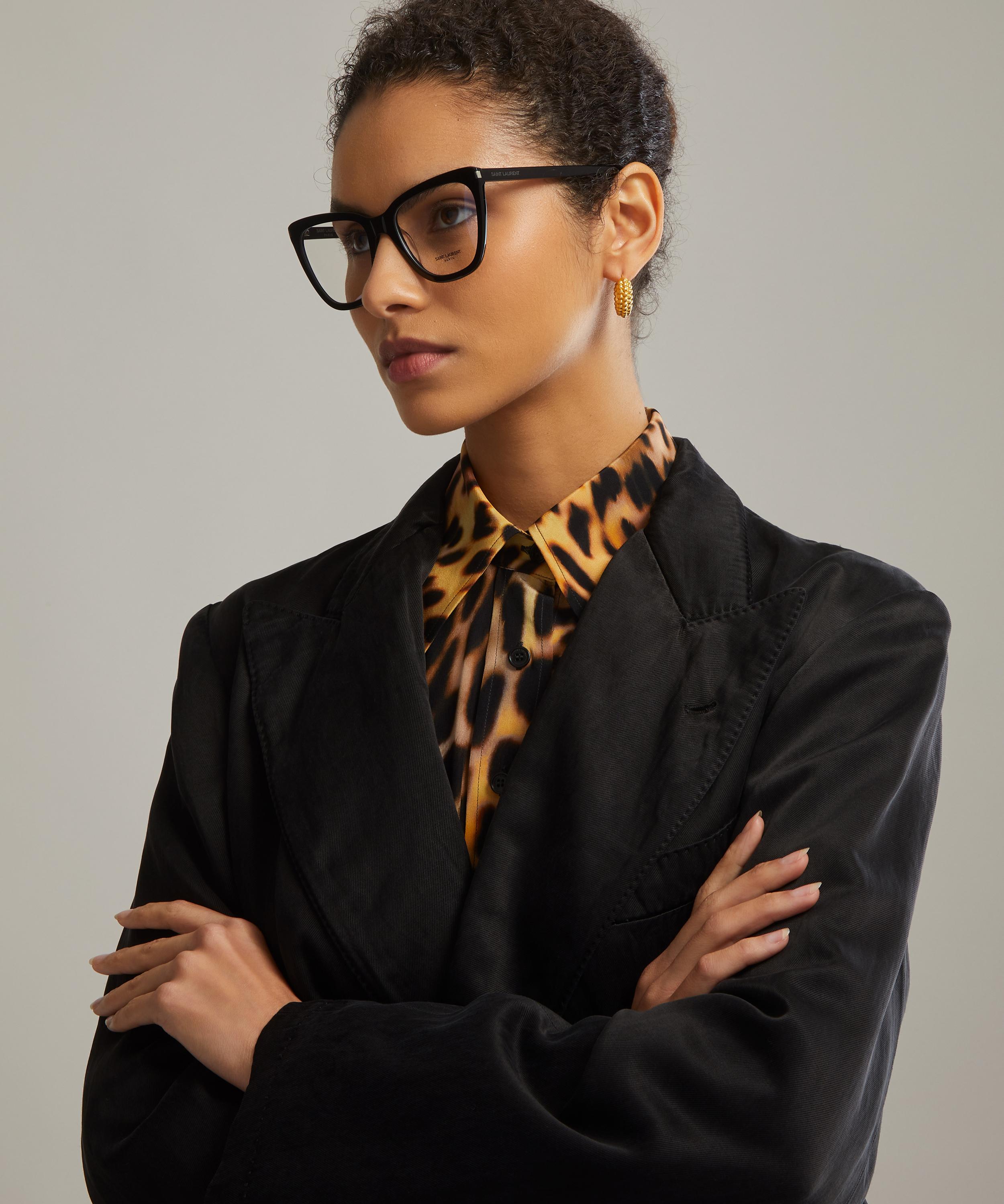 Saint Laurent - Slim Square-Frame Optical Glasses image number 1