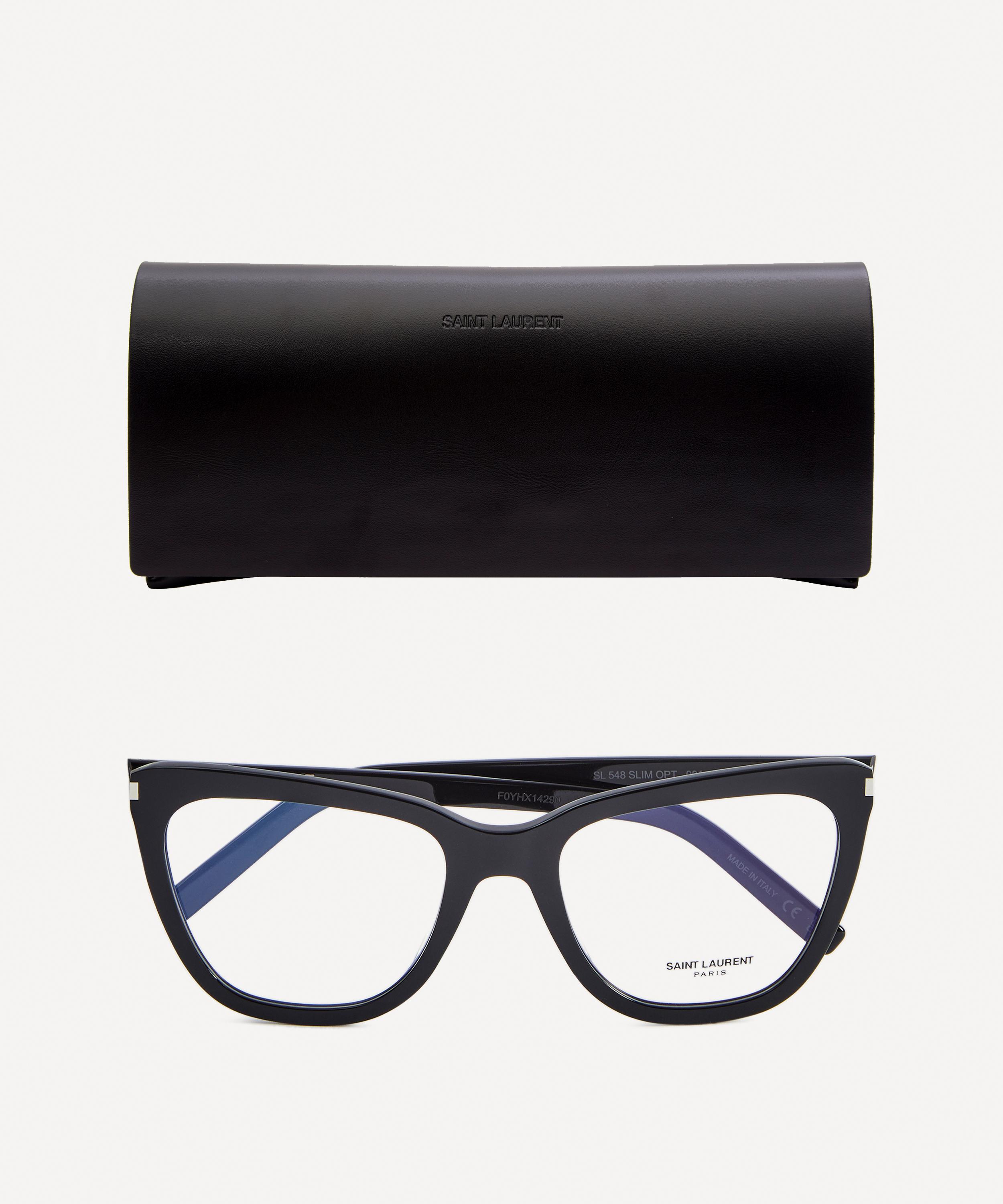 Saint Laurent - Slim Square-Frame Optical Glasses image number 4