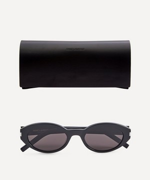 Saint Laurent - Rounded Cat-Eye Sunglasses image number 4