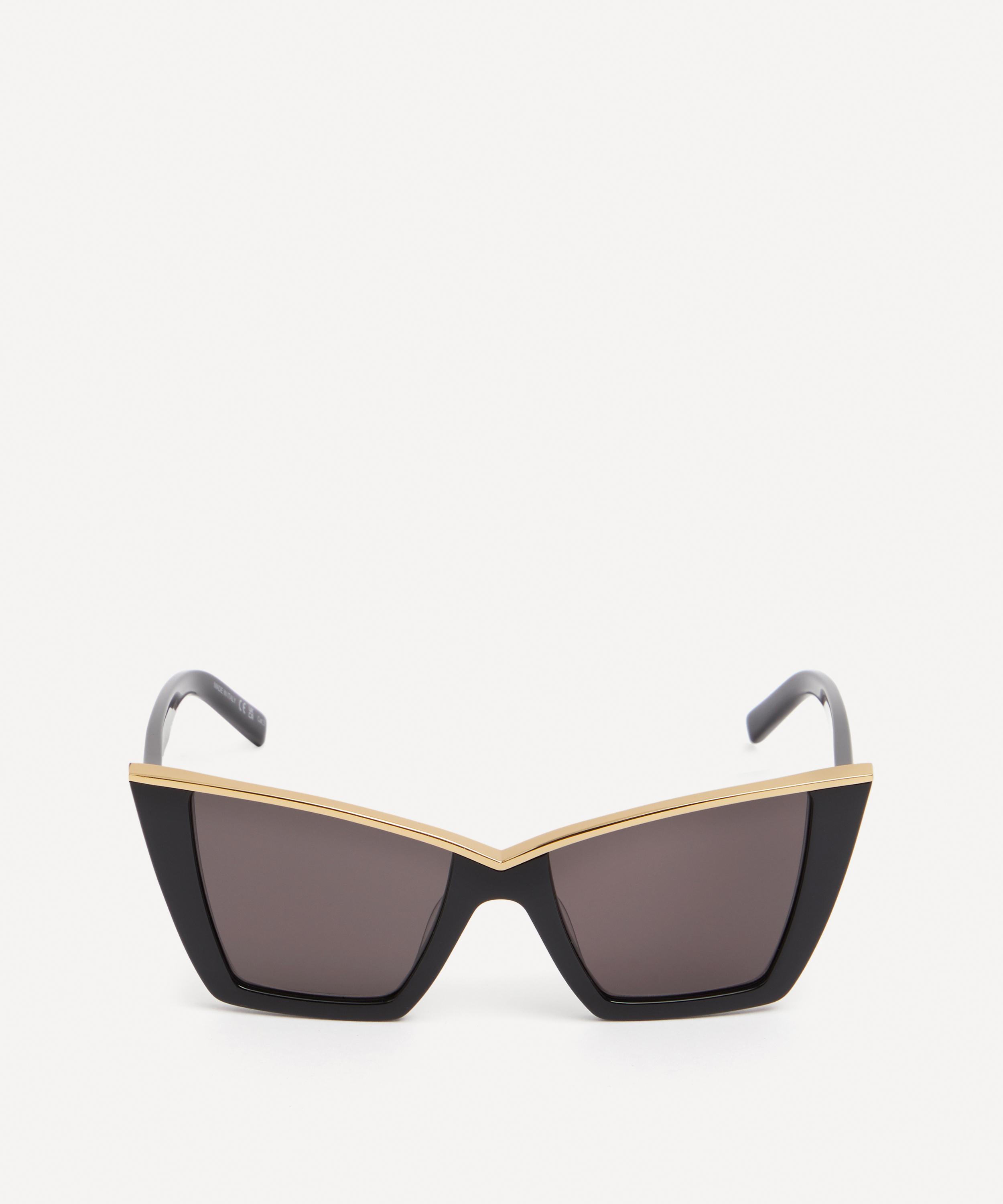 Square Cat Eye Sunglasses - Brown