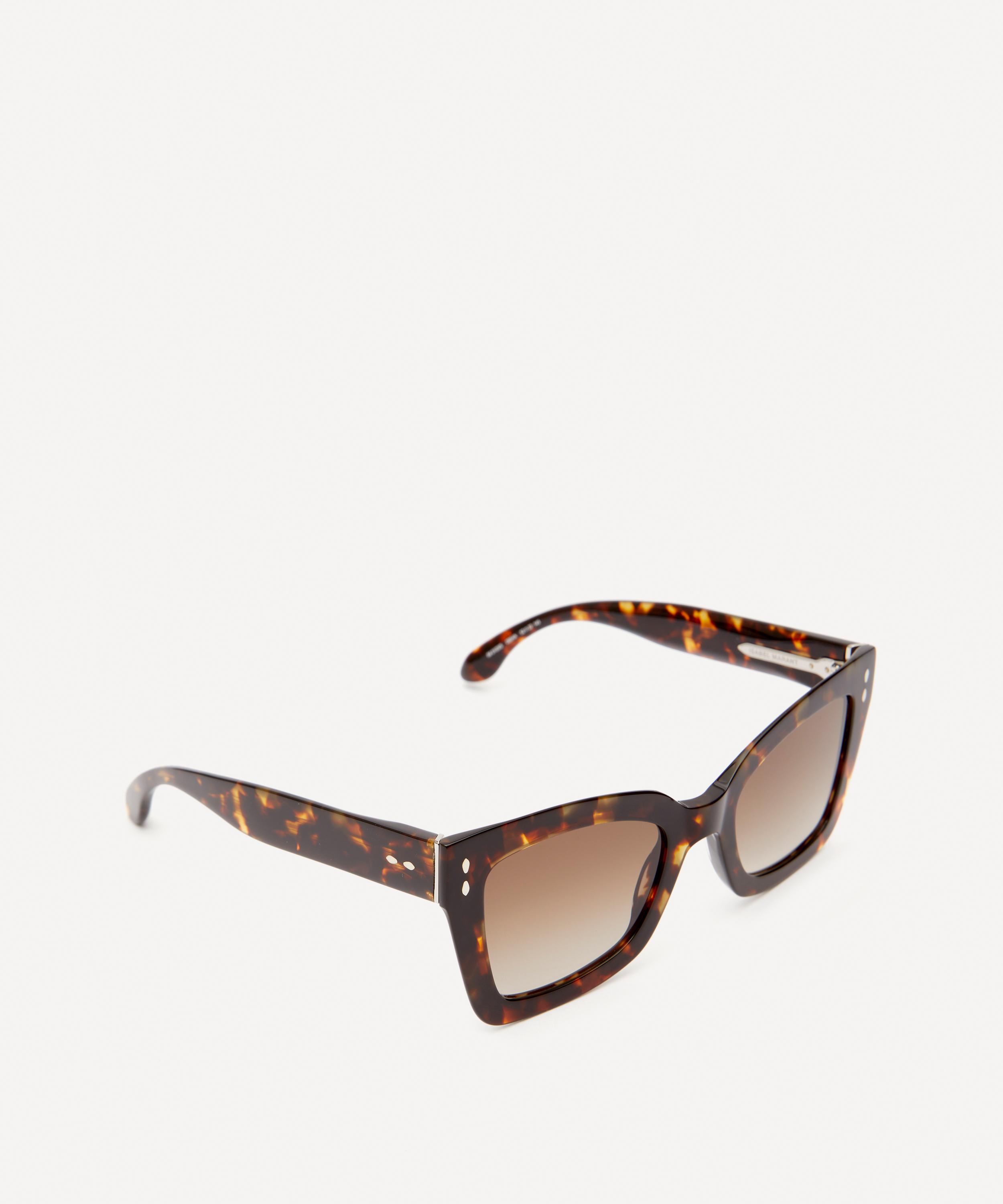 Isabel Marant - Acetate Square Cat-Eye Sunglasses image number 2