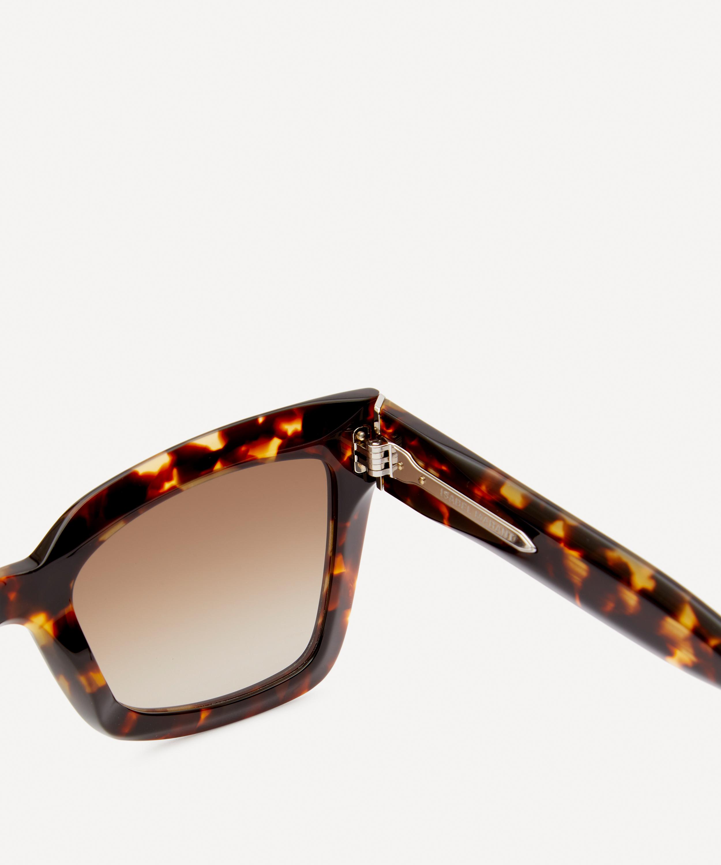 Isabel Marant - Acetate Square Cat-Eye Sunglasses image number 3