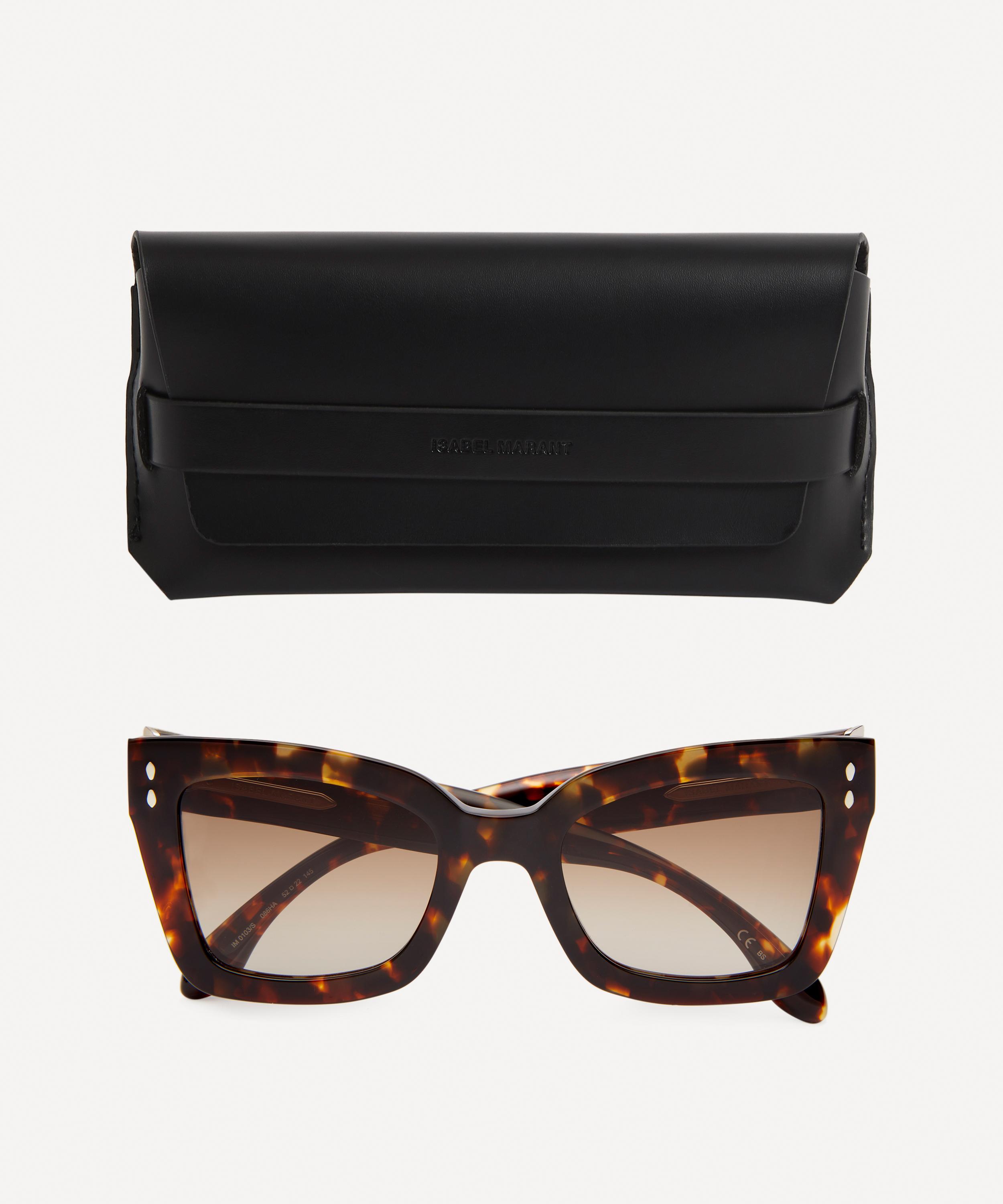 Isabel Marant - Acetate Square Cat-Eye Sunglasses image number 4