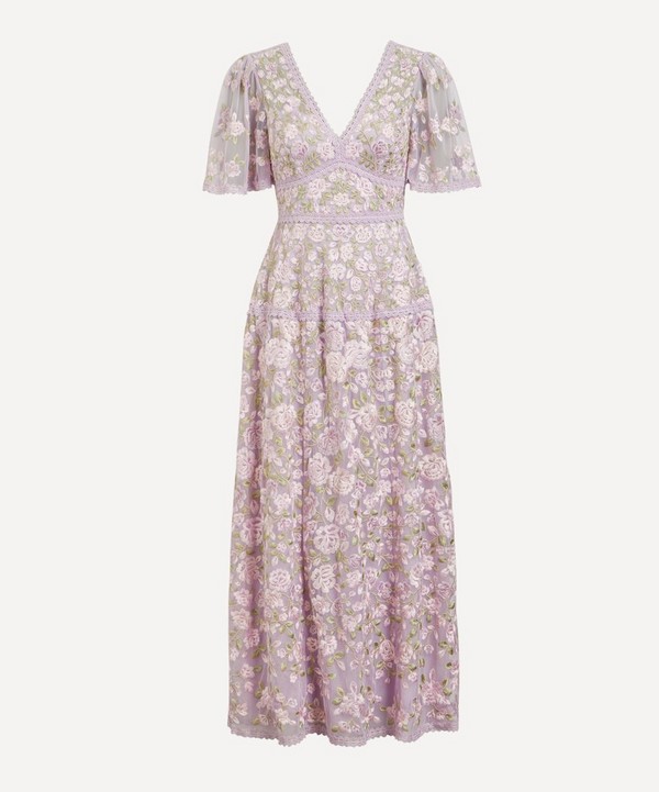 Needle & Thread - Lavender Rose Ankle Length Gown image number null