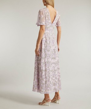 Needle & Thread - Lavender Rose Ankle Length Gown image number 3