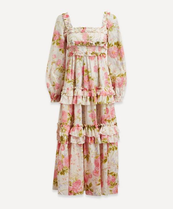 Needle & Thread - Rose Bluebell Cotton Smocked Ankle Gown