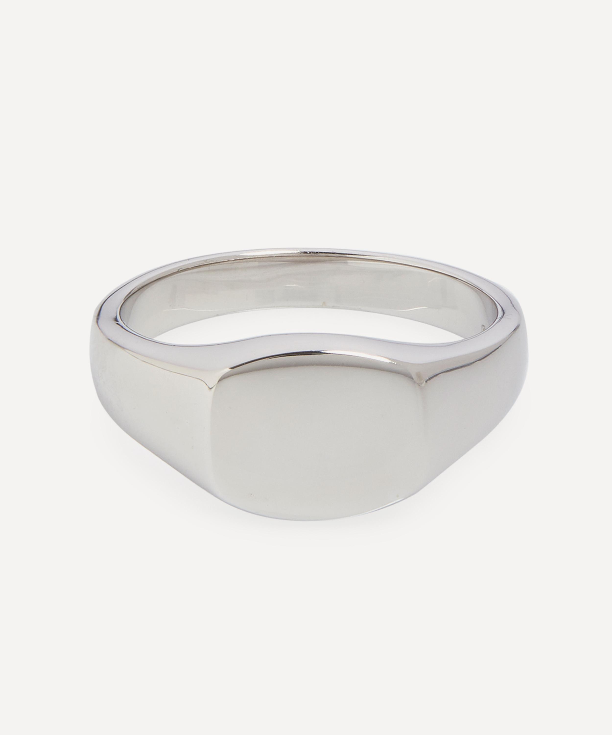 Serge DeNimes - Sterling Silver Signet Ring image number 0