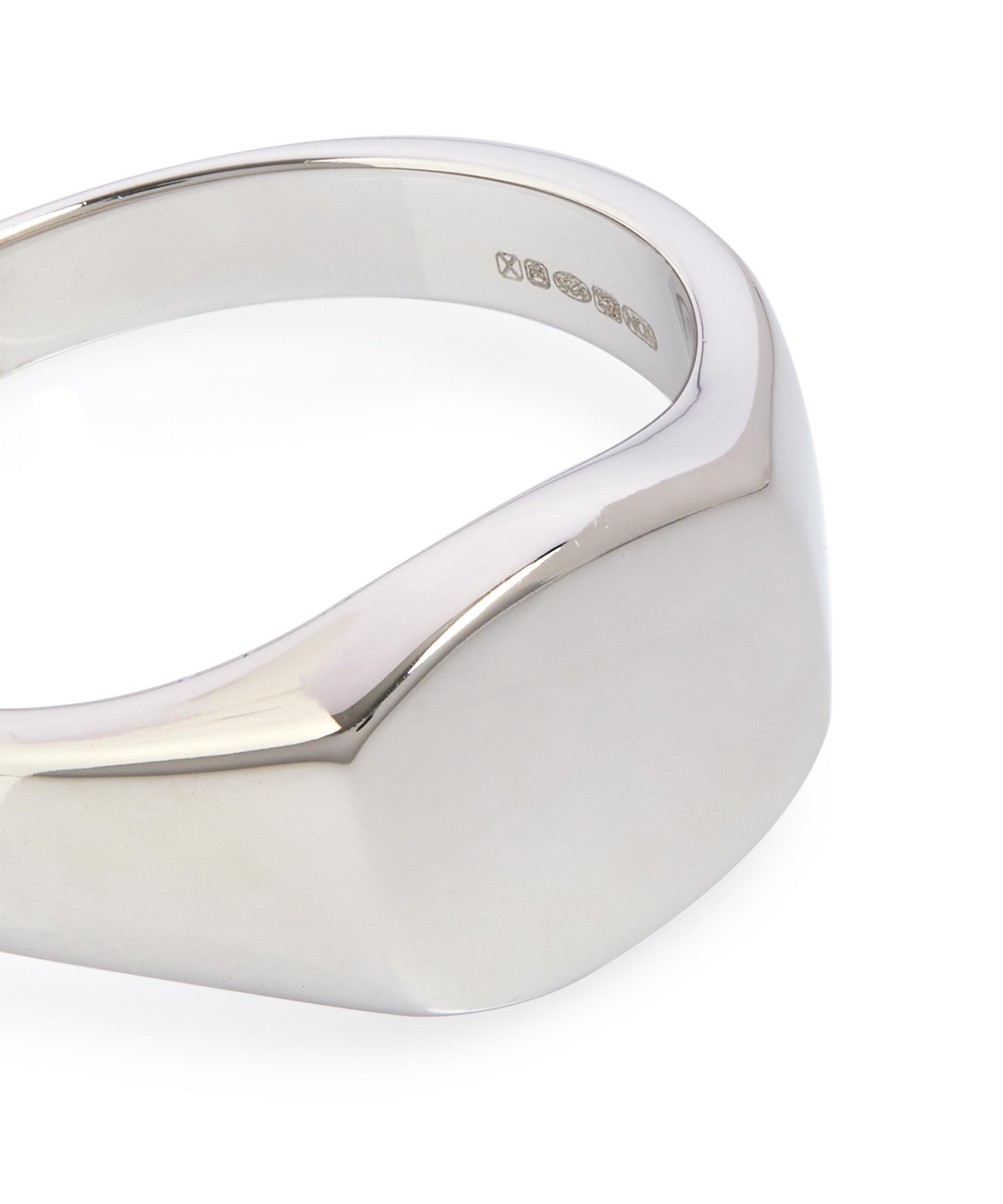 Serge DeNimes - Sterling Silver Signet Ring image number 3