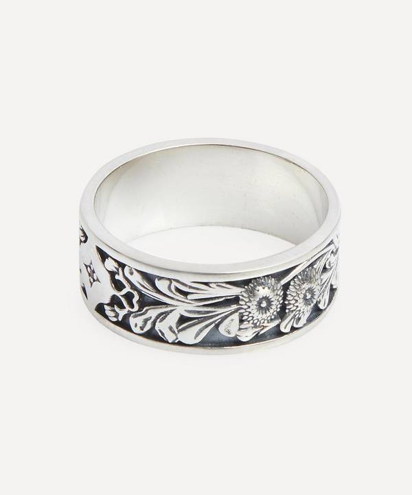 Serge DeNimes Sterling Silver Kabuto Ring | Liberty