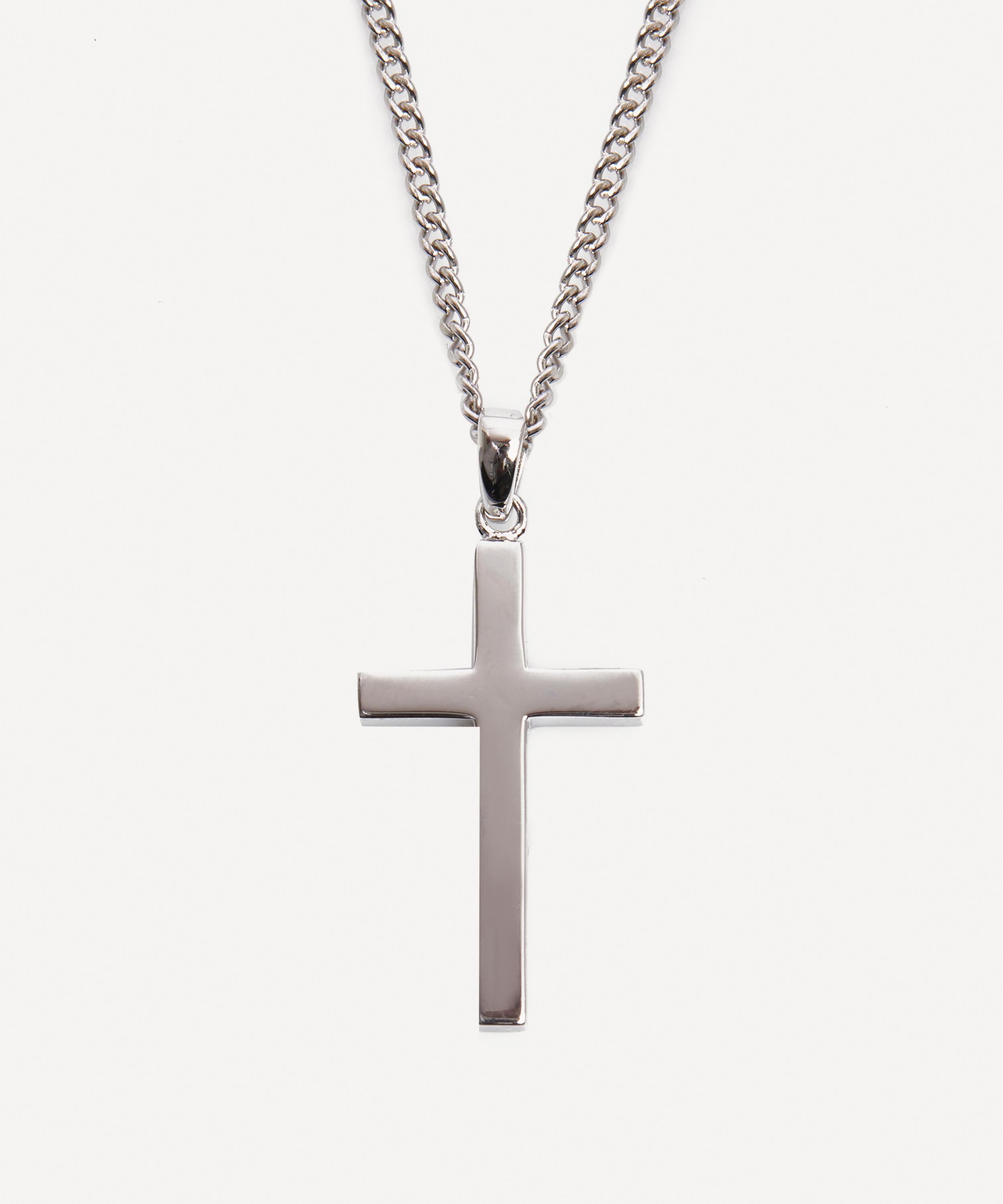 Necklace store silver cross