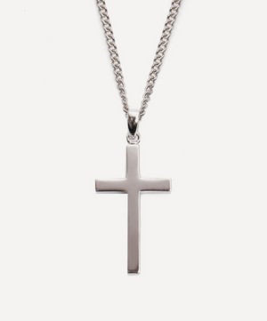 Serge DeNimes - Sterling Silver Cross Necklace image number 0