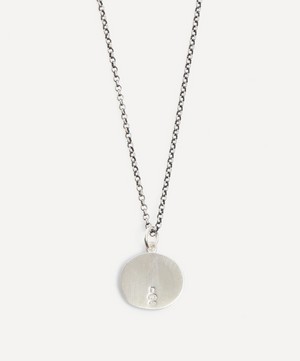 Serge DeNimes - Sterling Silver Minimal Hallmark Necklace image number 0