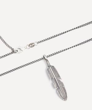 Serge DeNimes - Sterling Silver Ethereal Feather Necklace image number 3