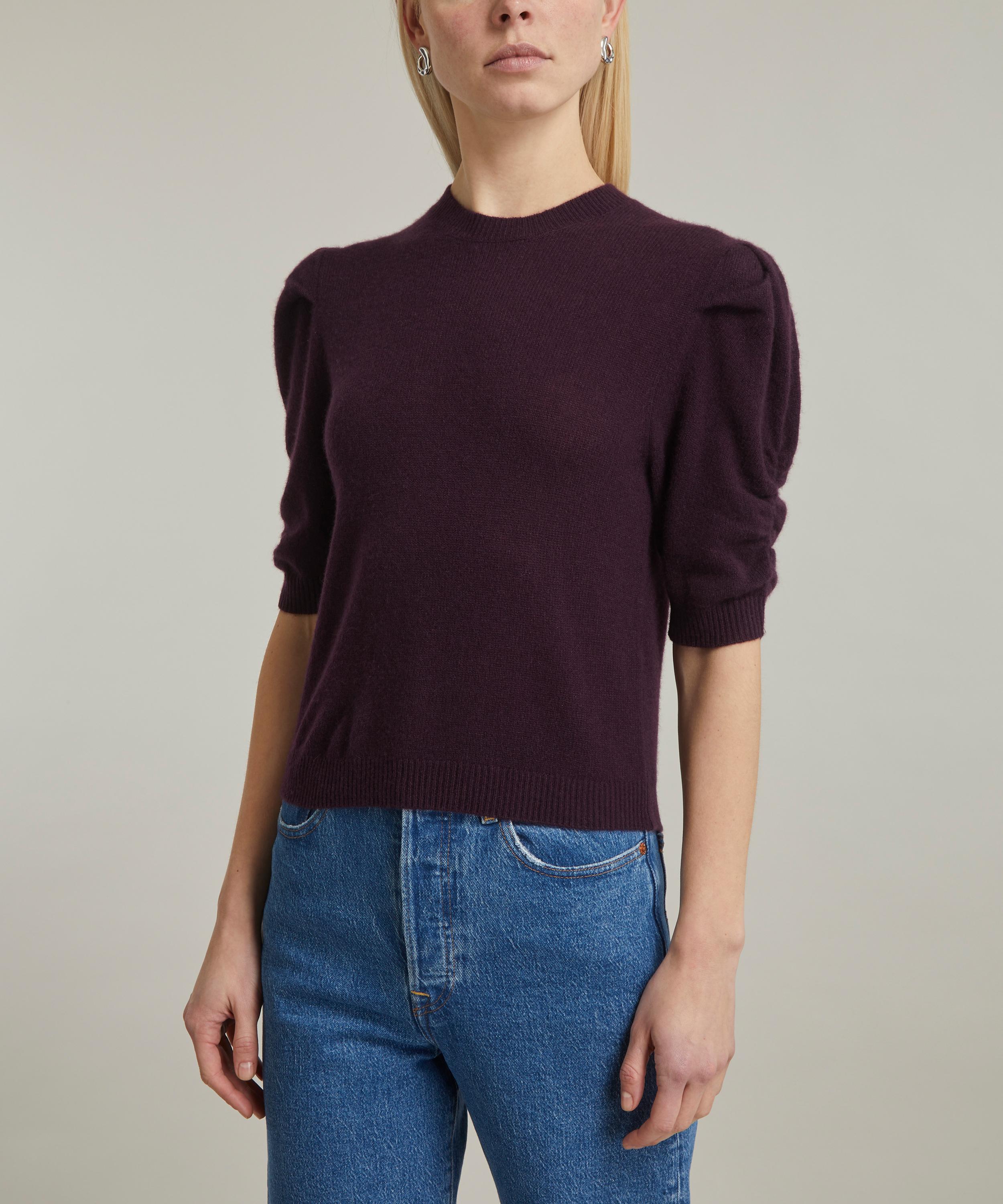 Frame - Ruched Sleeve Cashmere Jumper image number 2