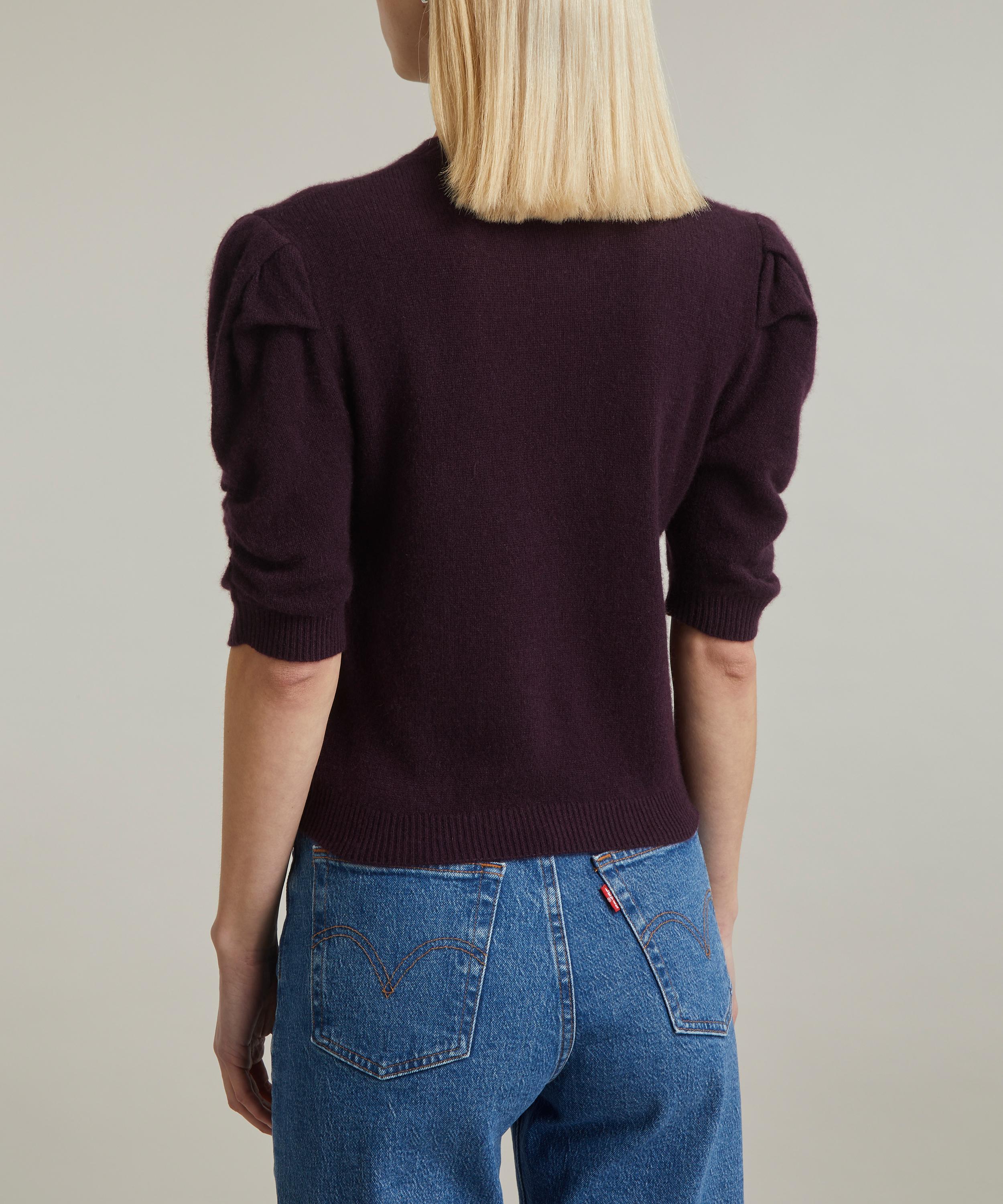 Frame - Ruched Sleeve Cashmere Jumper image number 3