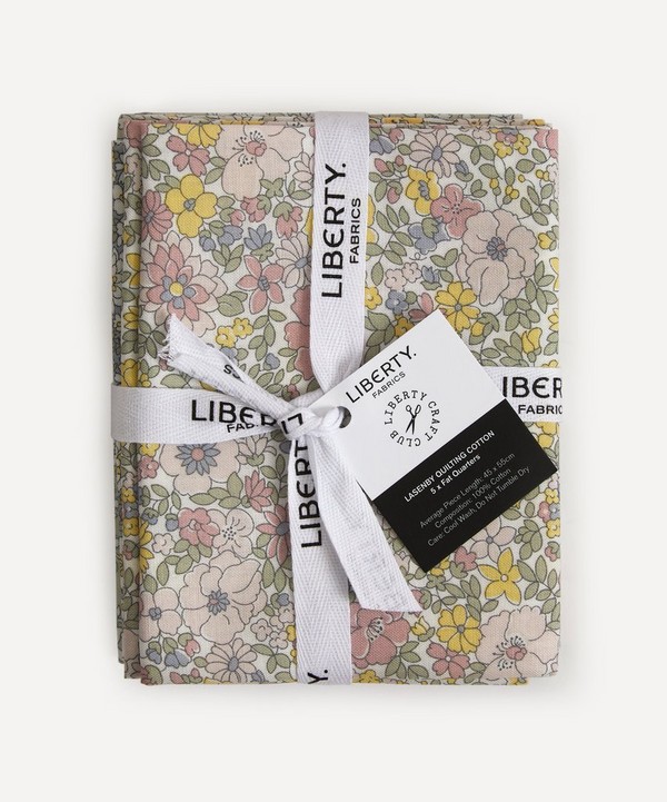 Liberty Fabrics - Flower Show Pebble Lasenby Quilting Cotton Fat Quarters image number null