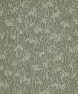 Liberty Fabrics - Lichen Snowdrop Spot Lasenby Quilting Cotton image number 0