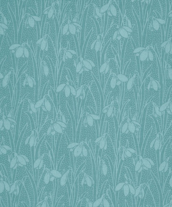 Liberty Fabrics - Steely Sky Snowdrop Spot Lasenby Quilting Cotton image number null