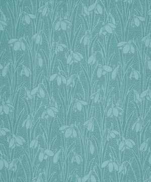 Liberty Fabrics - Steely Sky Snowdrop Spot Lasenby Quilting Cotton image number 0