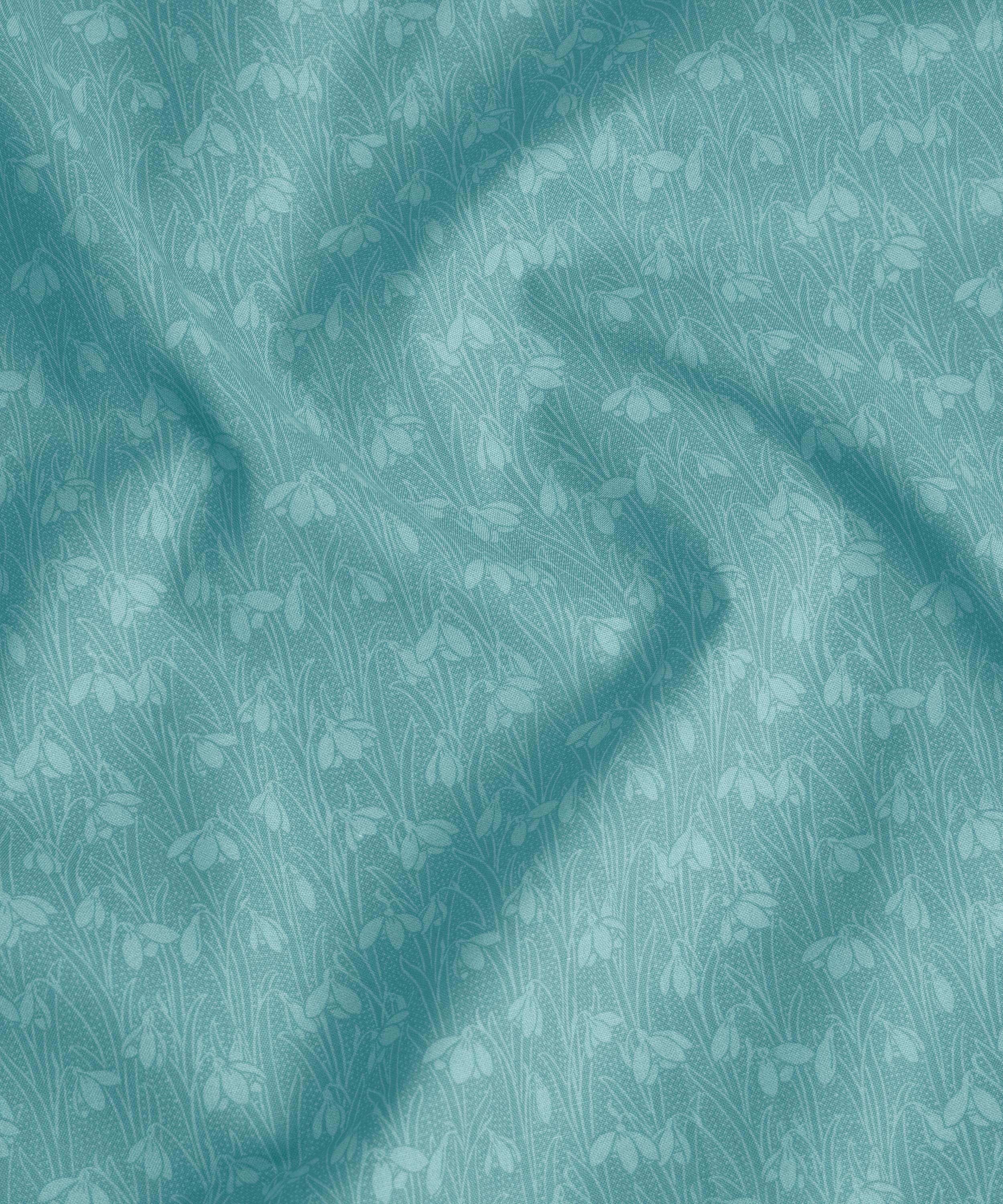 Liberty Fabrics - Steely Sky Snowdrop Spot Lasenby Quilting Cotton image number 3