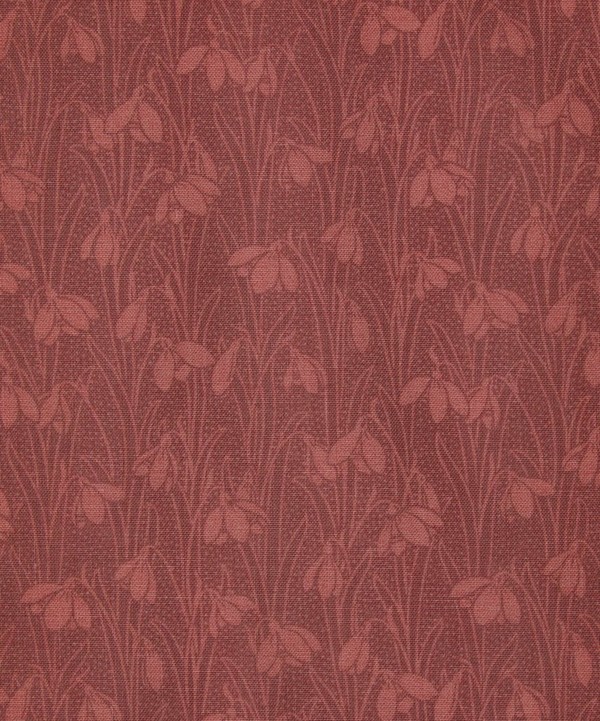 Liberty Fabrics - Sienna Red Snowdrop Spot Lasenby Quilting Cotton image number null