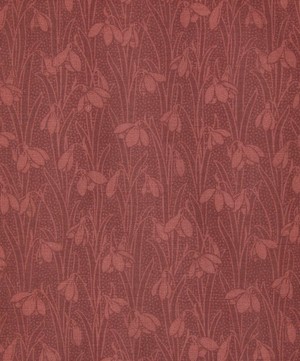 Liberty Fabrics - Sienna Red Snowdrop Spot Lasenby Quilting Cotton image number 0