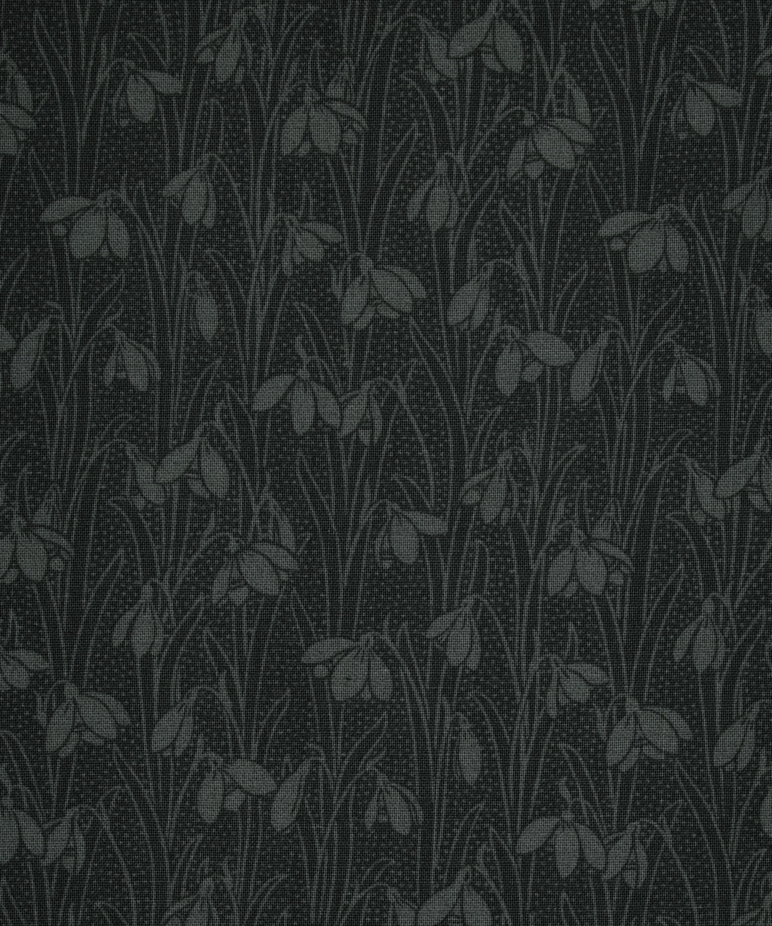 Liberty Fabrics - Slate Black Snowdrop Spot Lasenby Quilting Cotton