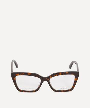 Stella McCartney - Dark Havana Cat-Eye Optical Glasses image number 0